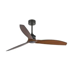 Plafondventilator Just Fan M zwart/hout donker