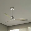 Plafondventilator Just Fan M chroom/transparant