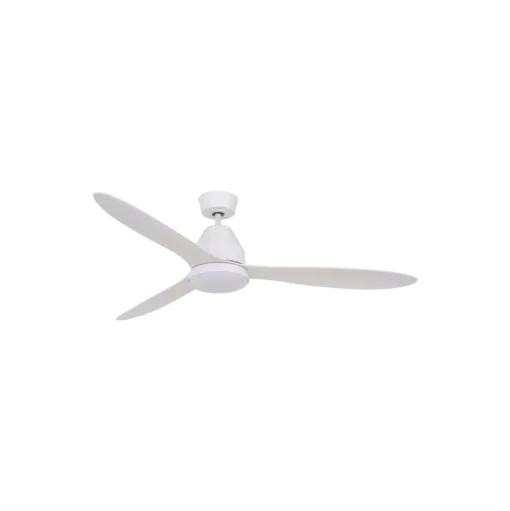 Plafondventilator met licht Whitehaven wit stil