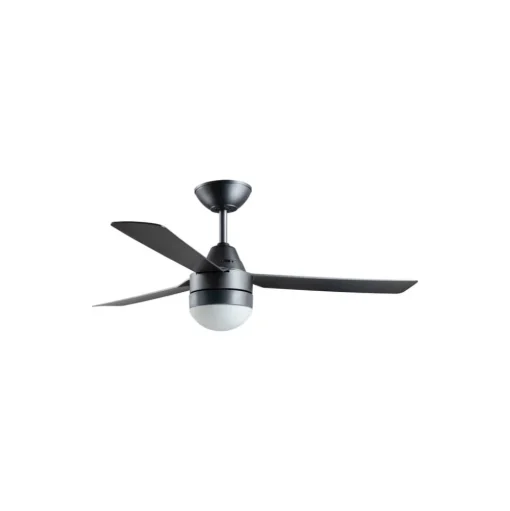 Plafondventilator met licht Megara titan 122 cm stil