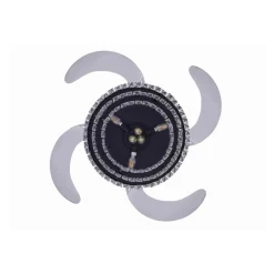 Plafondventilator met licht Fanaway Veil zwart geruisloos