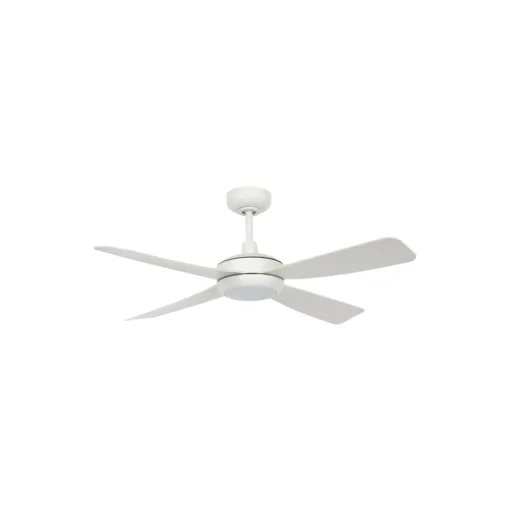 Plafondventilator met verlichting Slipstream, wit, stil