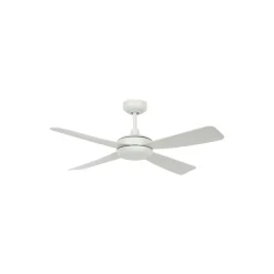 Plafondventilator met verlichting Slipstream, wit, stil