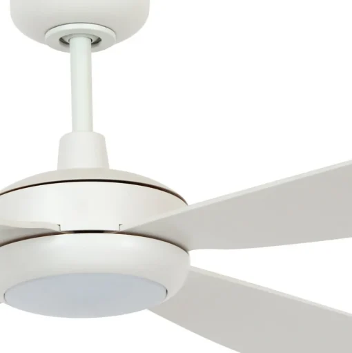 Plafondventilator met verlichting Slipstream, wit, stil