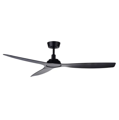 Plafondventilator Moto Beacon, zwart, Ø 132 cm, stil