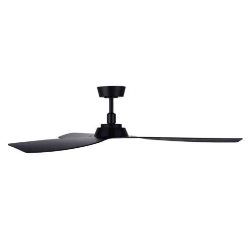 Plafondventilator Moto Beacon, zwart, Ø 132 cm, stil