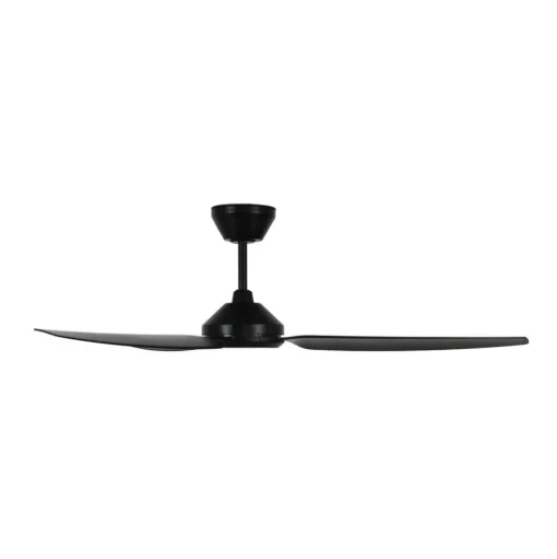 Plafondventilator Polis zwart DC stil Ø 137 cm IP55