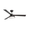 Plafondventilator Rodas met LED lamp, bruin