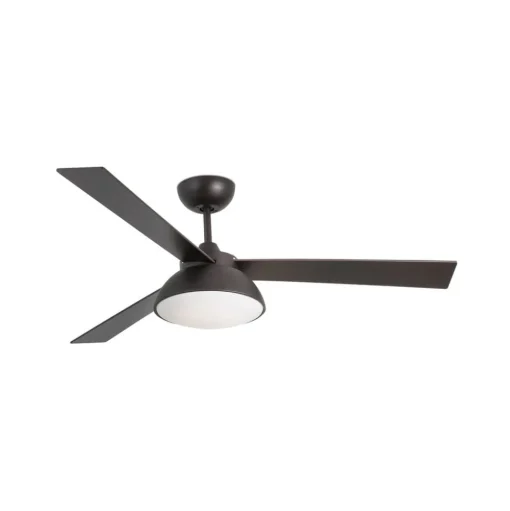 Plafondventilator Rodas met LED lamp, bruin