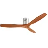 Plafondventilator Stem met houten bladen, hout donker