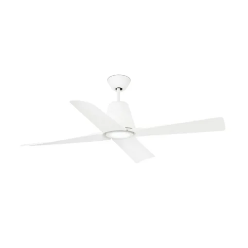 Plafondventilator Typhoon L LED lamp IP44 wit
