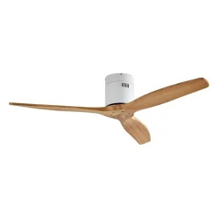 Plafondventilator Vindur, wit/hout, DC, stil