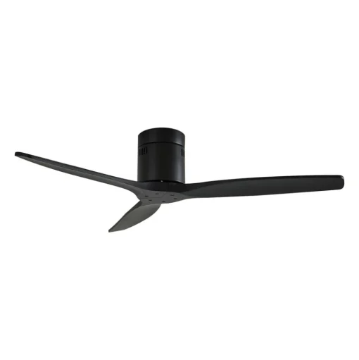 Plafondventilator Vindur, zwart, DC, stil, 132 cm