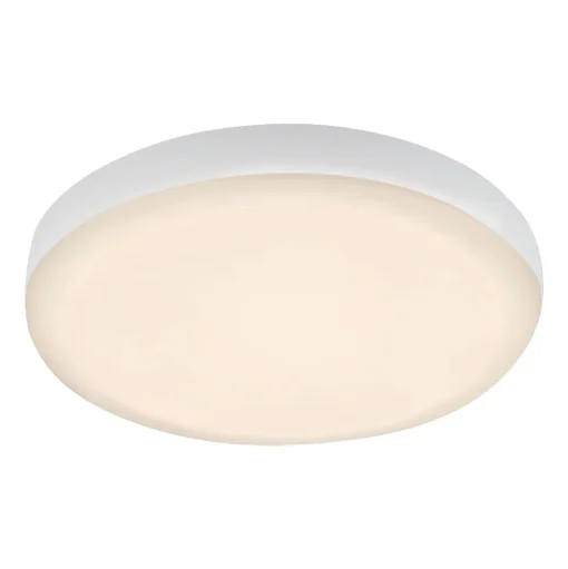 Plat LED inbouwspot, wit, Ø 10 cm, 3.000K