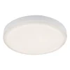 Plat LED inbouwspot, wit, Ø 10 cm, 4.000K