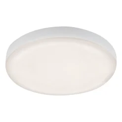 Plat LED inbouwspot, wit, Ø 10 cm, 4.000K