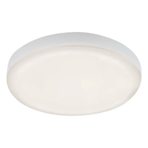 Plat LED inbouwspot, wit, Ø 10 cm, 4.000K