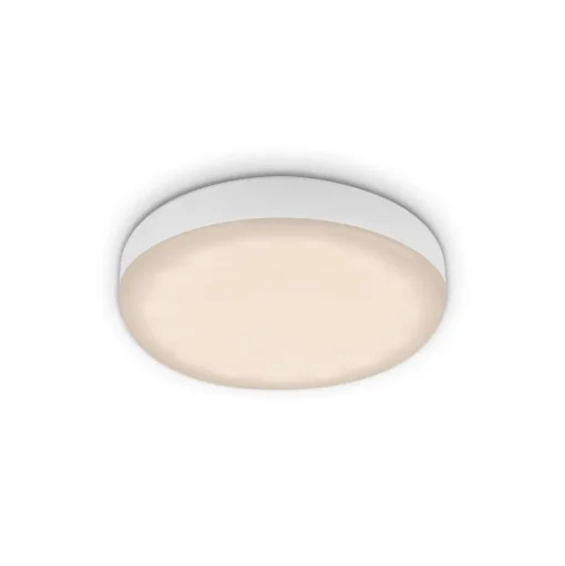 Plat LED inbouwspot, wit, Ø 7,5 cm, 3.000K