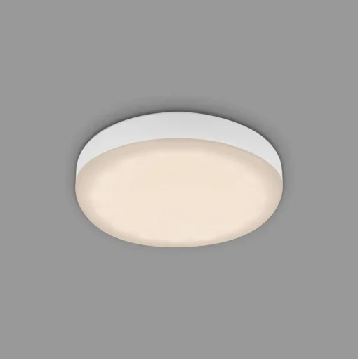 Plat LED inbouwspot, wit, Ø 7,5 cm, 3.000K
