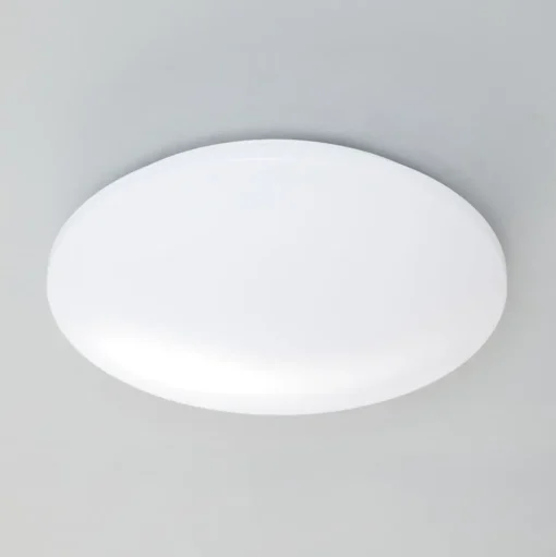 Pollux plafondlamp, Ø 37 cm, kunststof, bewegingsmelder