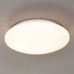Pollux plafondlamp, Ø 27 cm, kunststof, bewegingsmelder