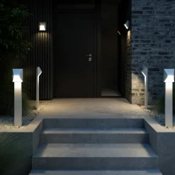 Pontio Garden tuinpadverlichting Hoogte 85 cm, wit