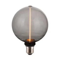 PR Home Edge LED lamp E27 grijs 2W 1800K dimbaar G125