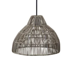 PR Home hanglamp Bao, buiten, IP44, grijs, snoerlengte 2,5m