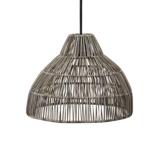 PR Home hanglamp Bao, buiten, IP44, grijs, snoerlengte 2,5m