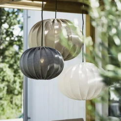 PR Home Hilma hanglamp buiten, wit Ø 40 cm