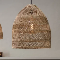PR Home Maja hanglamp rotan, Ø45cm kabel 2,5m