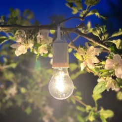 PR Home oplaadbare buitenlamp 2406010, wit, dimbaar