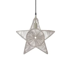 PR Home Regina decoratie ster metaal met garen