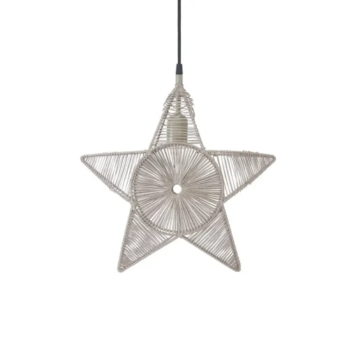 PR Home Regina decoratie ster metaal met garen