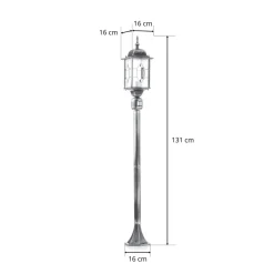 Praktische padlamp Milano met bewegingsmelder