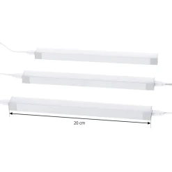 Prios Esbena LED meubelverlichting CCT 20 cm set van 3