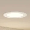 Prios LED inbouwlamp Cadance, wit, 17 cm, CCT, IP44