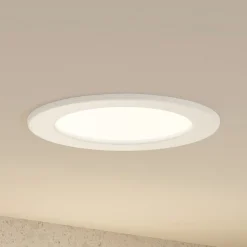 Prios LED inbouwlamp Cadance, wit, 17 cm, set van 10, CCT