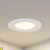 Prios LED inbouwlamp Cadance, wit, 12 cm, CCT, IP44