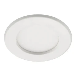 Prios LED inbouwlamp Cadance, wit, 12 cm, CCT, IP44