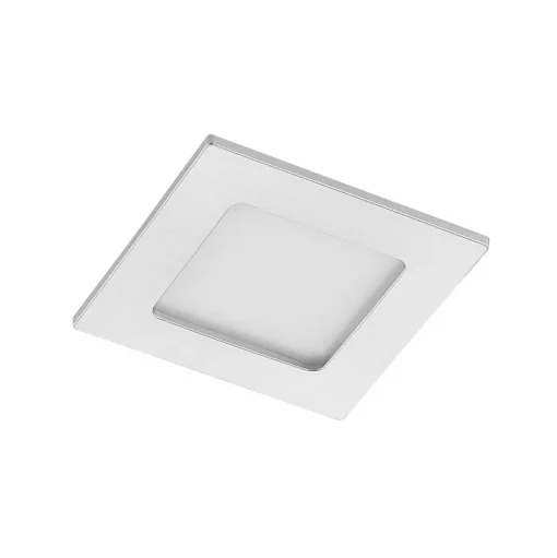 Prios LED inbouwlamp Helina, zilver, 11,5 cm, dimbaar