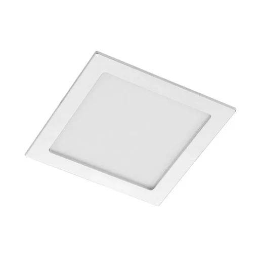 Prios LED inbouwlamp Helina, zilver, 22 cm, 18 W, dimbaar