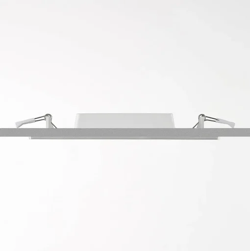 Prios LED inbouwlamp Helina, zilver, 22 cm, 18 W, dimbaar
