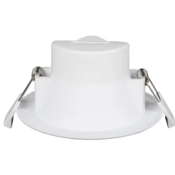 Prios LED inbouwlamp Rida, set van 10, wit, 15 cm, CCT, IP44