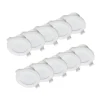 Prios LED inbouwlamp Rida, 10st, wit, 23cm, 30W, CCT, IP44