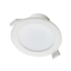 Prios LED inbouwlamp Rida, 10st, wit, 23cm, 30W, CCT, IP44