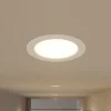 Prios LED inbouwspot Rida, wit. Ø 19 cm, CCT, IP44