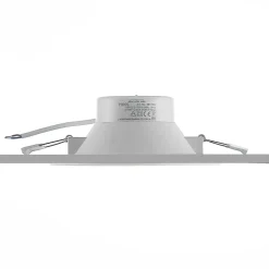 Prios LED inbouwspot Rida, wit. Ø 19 cm, CCT, IP44