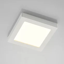 Prios LED plafondlamp Alette, wit, 22,7 cm 24W, dimbaar