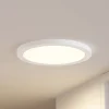 Prios LED plafondlamp Aureka, bewegingsmelder, Ø 33 cm, wit
